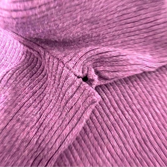Lane Bryant Women’s Purple Knit V-Neck Vintage Sweater Plus 22/24 100%Cotton - Picture 7 of 7